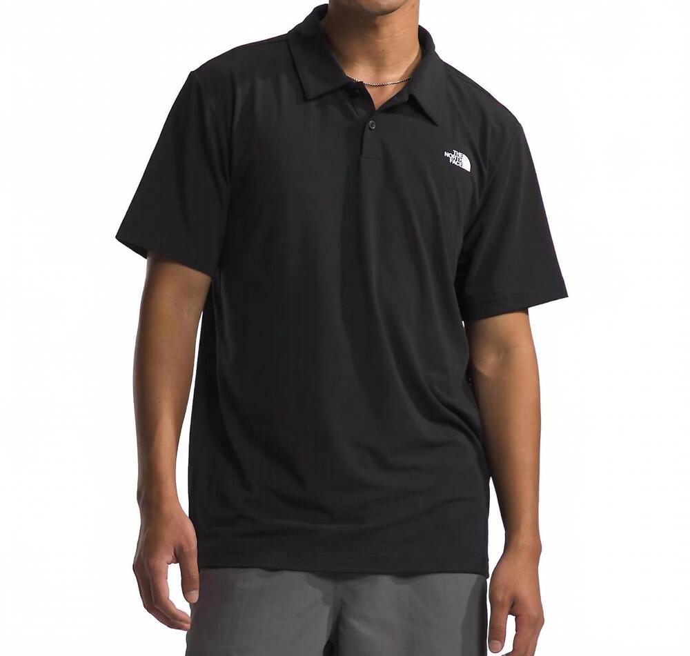 NEW THE NORTH FACE adventure polo in black